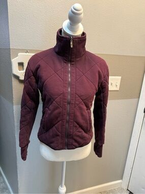 lululemon athletica Quilted Full-Zip Jacket in Plum